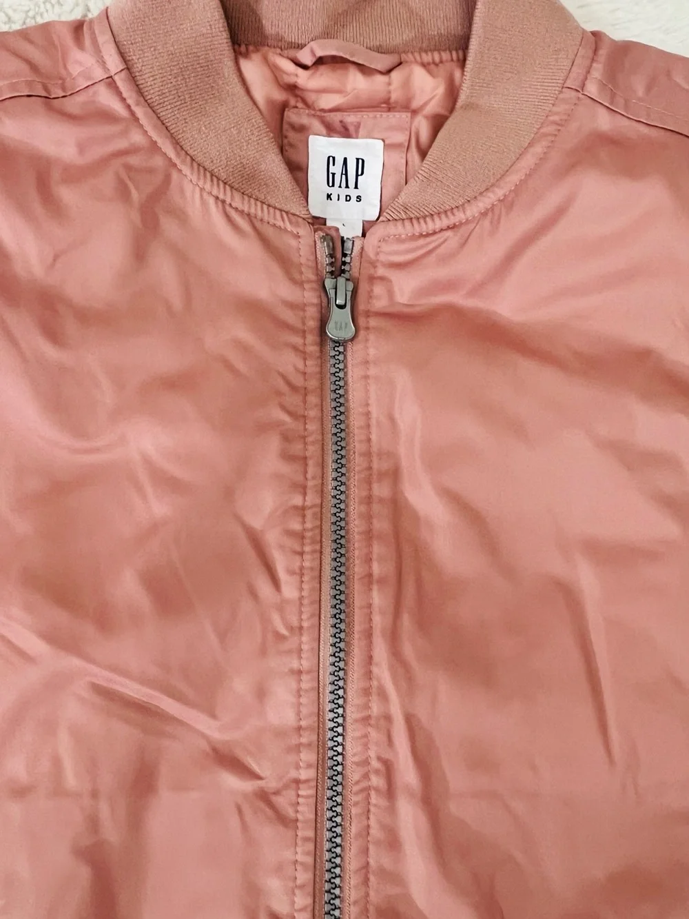 GAP Dusty Rose Kids Bomber Jacket